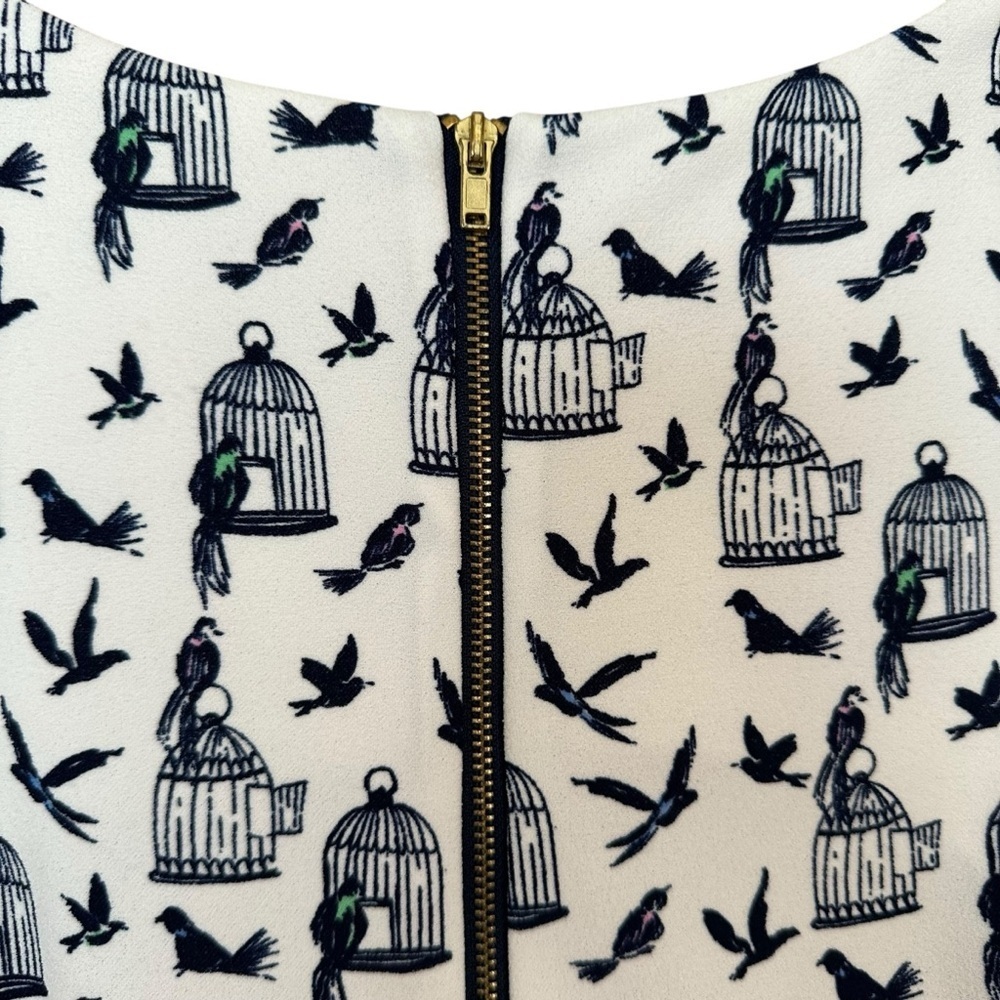 Gabby & Skye Birdcage Print Shift Dress Sz 8 - Picture 5 of 10